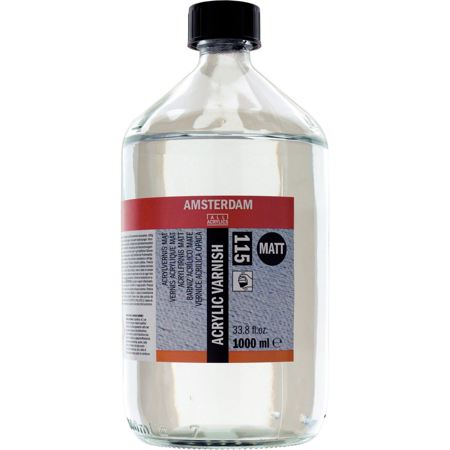 Amsterdam todos los acrílicos amsterdam • barniz acrílico mate 115 1000ml