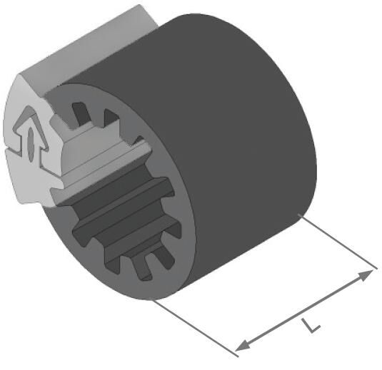 Herhth+Buss ClipFix Spacer H+B Inner-D = 23,0mm, L = 30mm