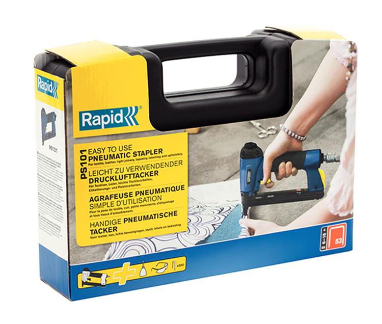 Rapid 1006101 - clavadora neumática airtac ps101 en estuche + acc. | 1 pieza