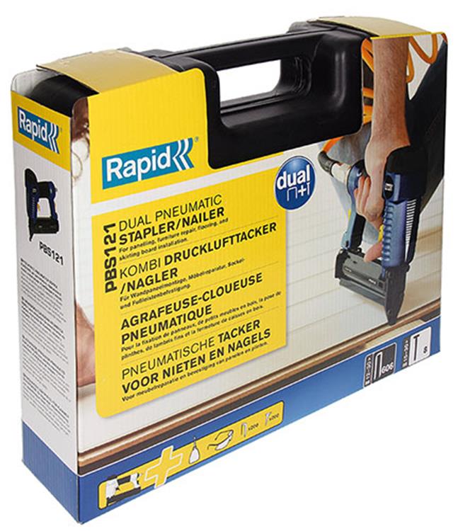 Rapid 1006102 - chiodatrice pneumatica airtac pbs121 in valigetta + acc. | 1 pz