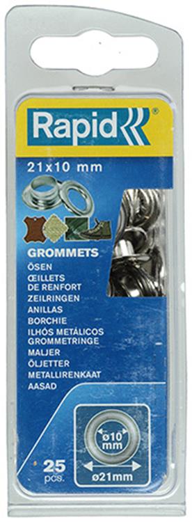 Rapid 1009446 - occhielli g1 21x10 25pz | 5 pezzi