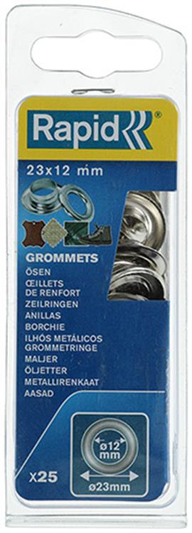 Rapid 1009447 - occhielli g3 - 23x12 25 pz | 5 pezzi