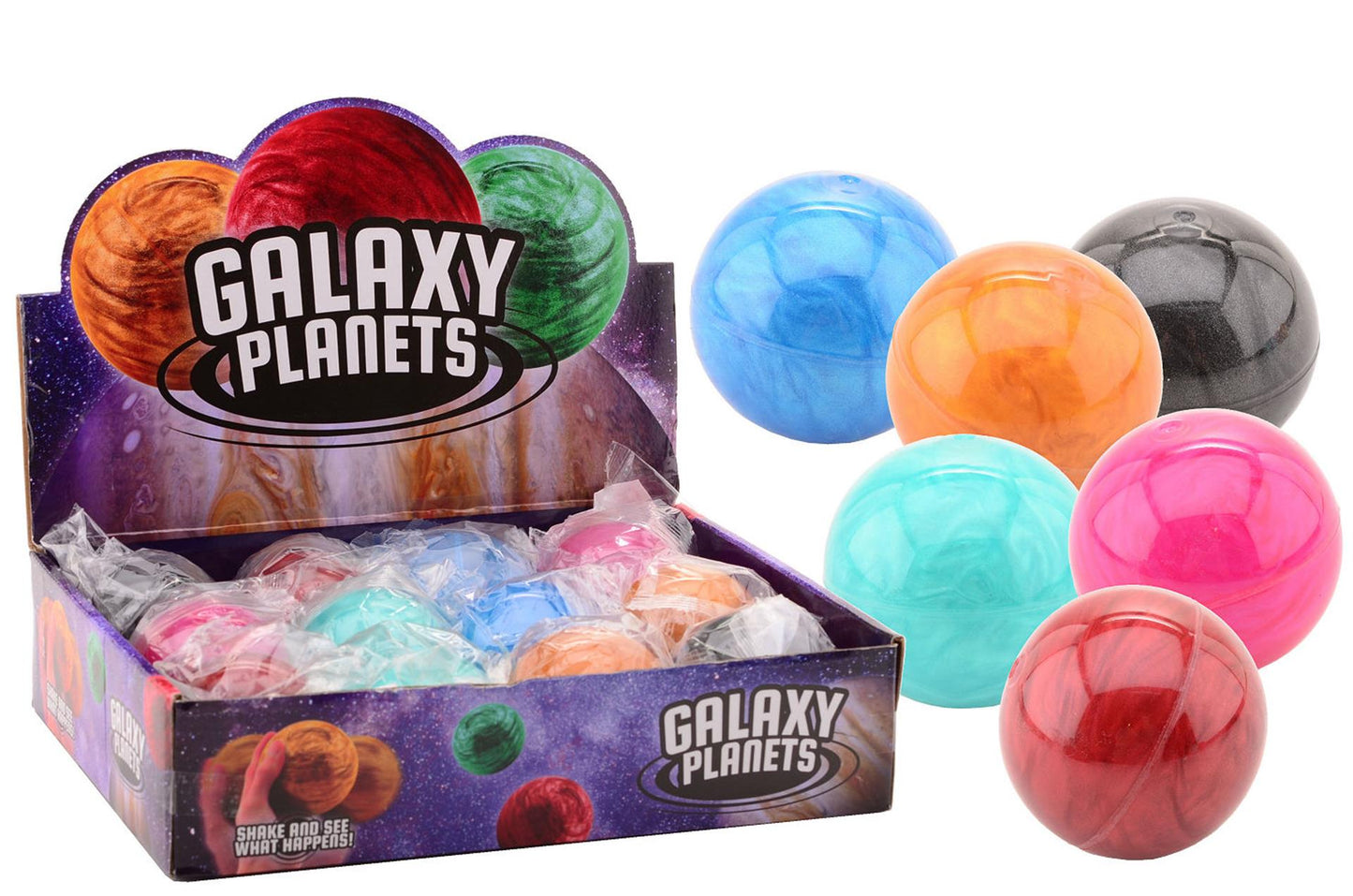 Johntoy john toy galaxy glitterbal 65mm
