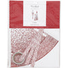 Coni Vivi gade, h: 18+28 cm, 120 g, rosso, bianco, 3 pezzi 1 scatola
