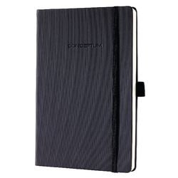Cuaderno sigel papel gamuza 80g m2 14,8x21cm en blanco acanalado 194 páginas 97 hojas