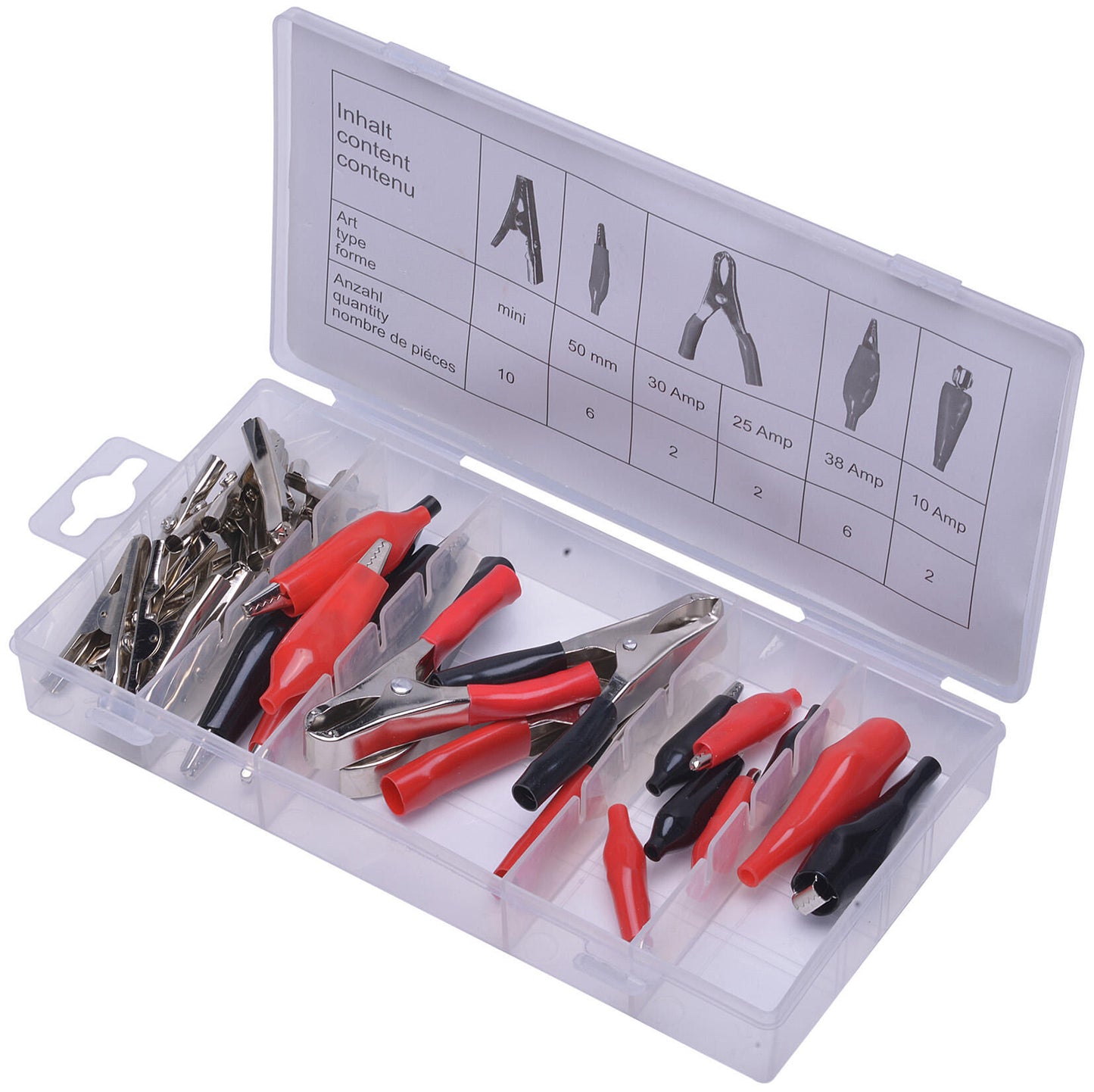 Sw stahl sw-stahl morsetti set di morsetti di coccodrillo 2 sw acciaio