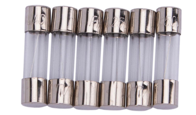 Dresselhaus Glass fusibili 5x20mm per auto radio 1a 6 pari