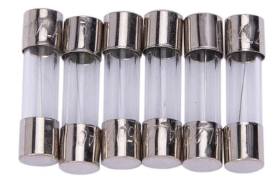 Fusibles de vidrio Dresselhaus 5x20 mm para el automóvil Radio 5a 6 piezas