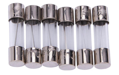 Dresselhaus glazen zekering glass fuses 5x20mm for car radio 10a 6 piece