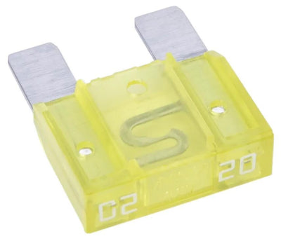 Dresselhaus Fuse piatto Maxi 20A 1 pezzo giallo