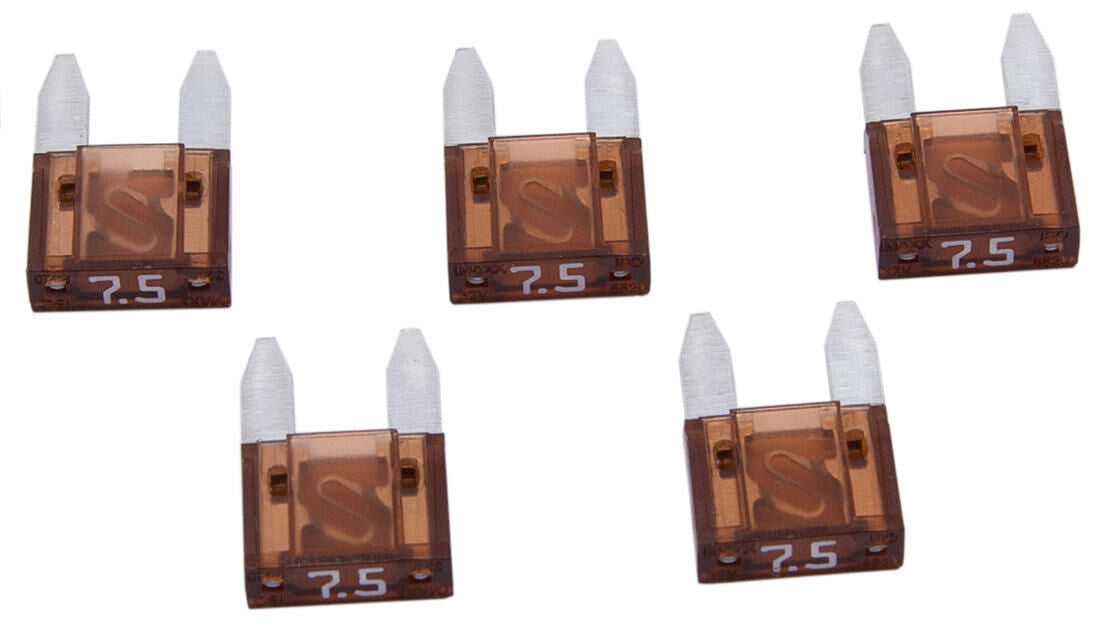 Dresselhaus zekering platte stekker mini flat fuse mini 7.5a brown 5 pcs.
