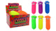 Johntoy Fluffy Worm grande con ojos, 28 cm