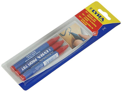 Lyra 1052114 - marking chalk 3pcs ø12x120mm red | 5 pieces