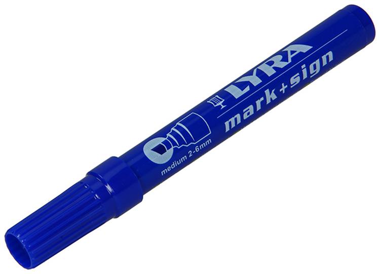 Lyra 1010970 - onuitwisb.stift schuin blauw 111 | 10 stuks