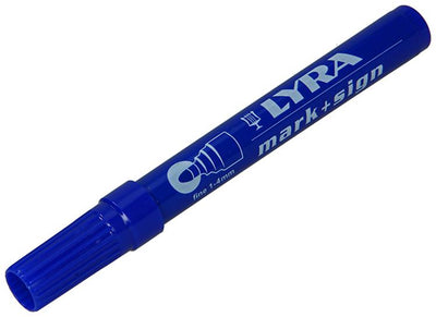 Lyra 1010973 - indelible marker fine blue 112 | 10 pieces