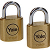 Yale 1059363 - lucchetto 20 mm 2 uguale | 6 pezzi
