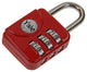 Yale 1018567 - lucchetto con combinazione per valigie rosso yp1 28 121 1r 28mm | 5 pezzi