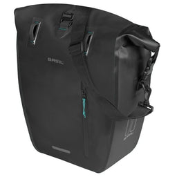 Basil tas rivo l enkel zwart | mik hooks | 15l