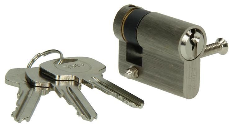 Yale 1006524 - halve profielcilinder 0500 mv 40mm(10 30) | 5 stuks