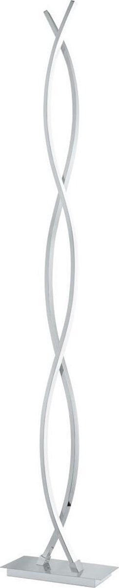 Eglo lasana 2 - vloerlamp - 4 lichts - chroom - wit