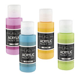 Plakkaatverf acrylic set compleet 24x59ml+12 kwasten - afbeelding 1