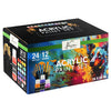 Set acrilico guazzo completo 24x59ml + 12 pennelli