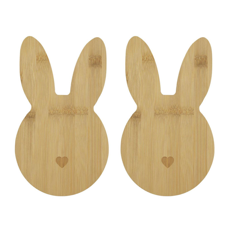 Serveerplank paashaas set a 2 24x14cm