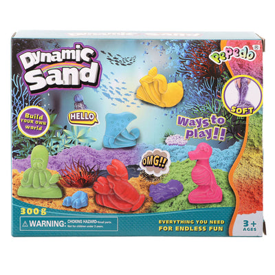 Jono Toys Dynamic Sand Speelzand con accesorios, 300gr.