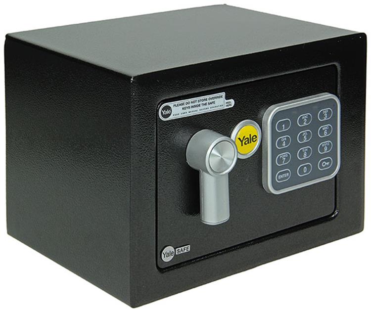 Yale 1047115 - cassaforte mini nera | 1 pz