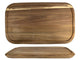 Tabla de servir con zanja de acacia 49x28x2,4cm