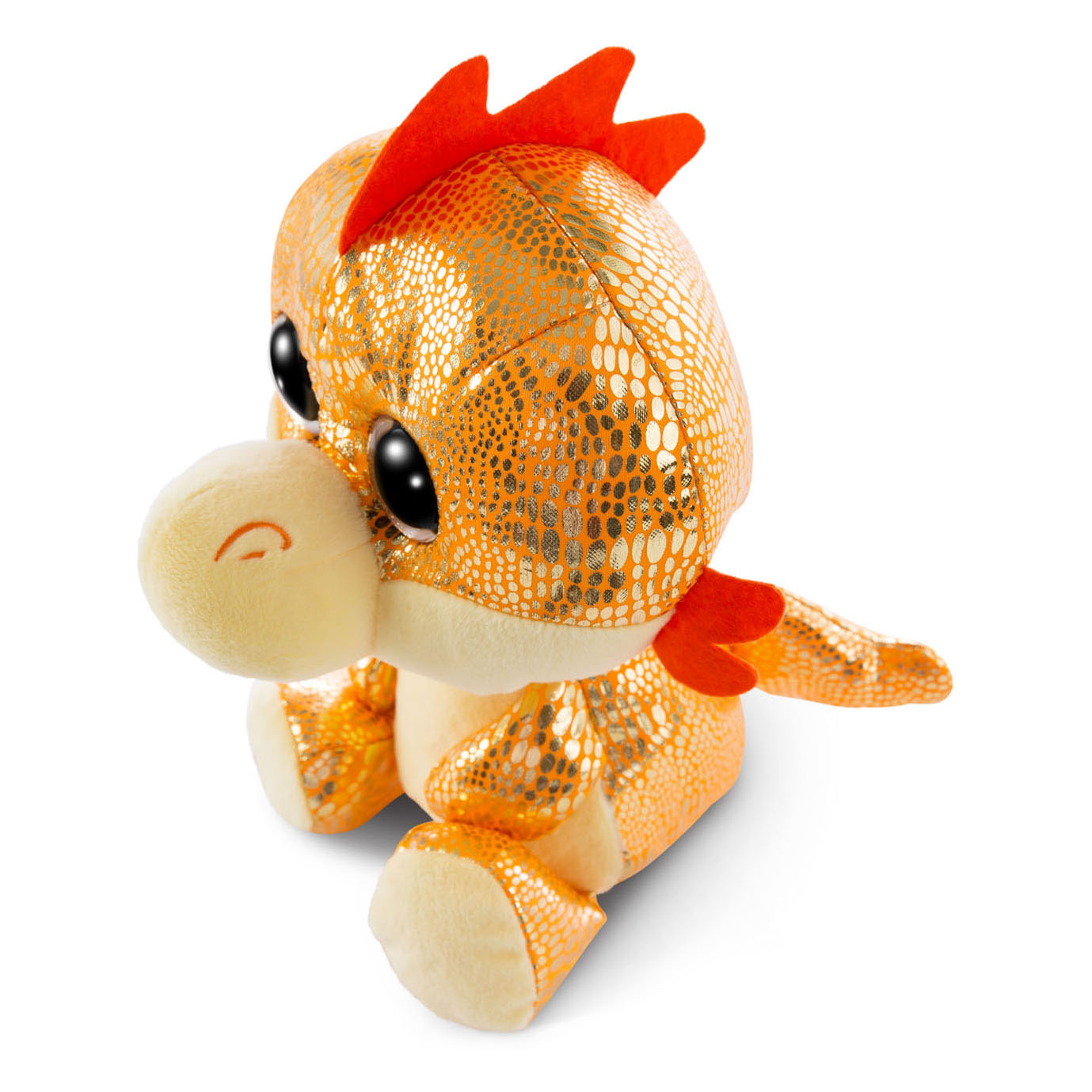 Nici Glubschis Pluchen Cuddle Dragon Orange Yo-yo, 15 cm