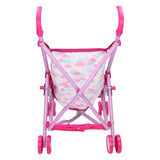 Jono Toys Poppenbuggy Hartjes Pink - afbeelding 4