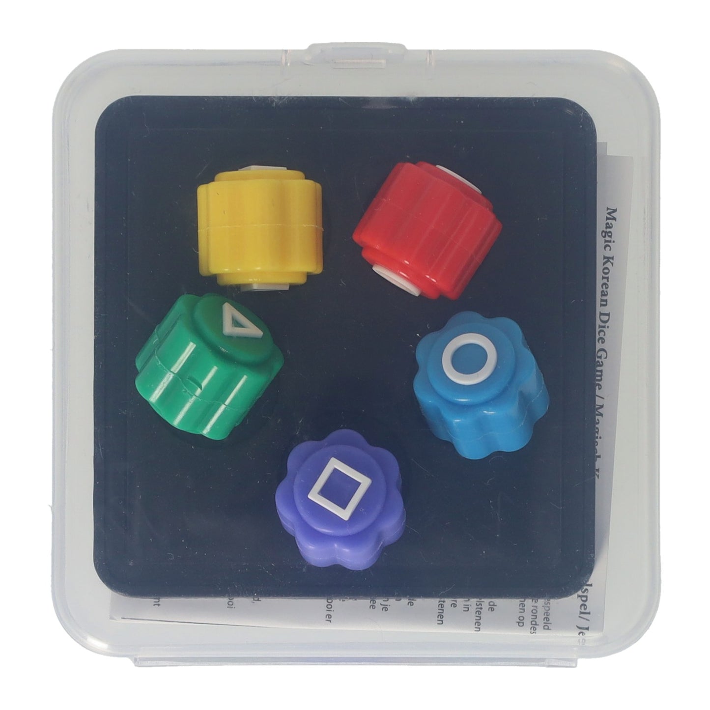 Gioco di dadi coreano, 5 parti.