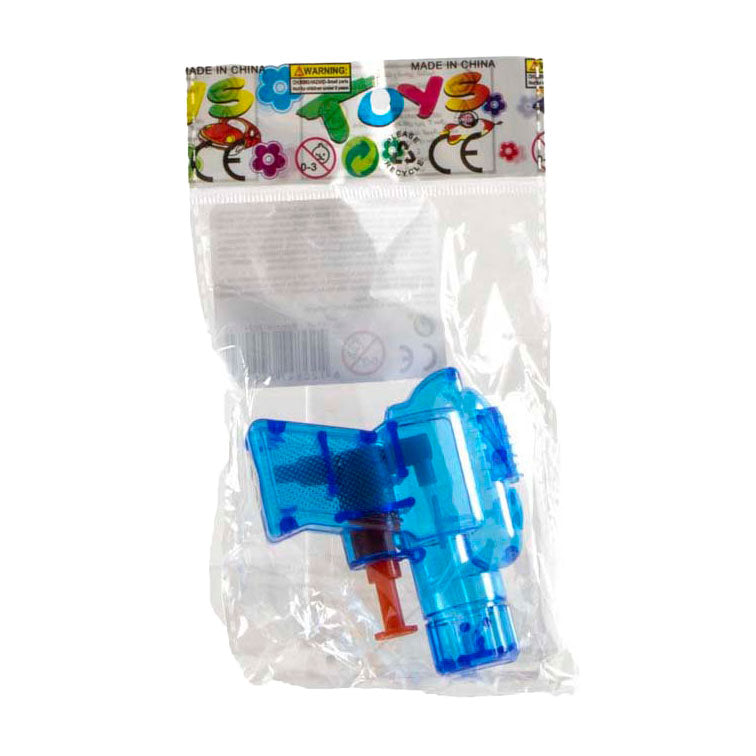 Jono Toys pequeña pistola de agua transparente.