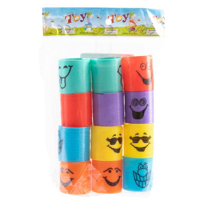 Jono Toys muelles para escaleras pequeños de colores, 12 uds.