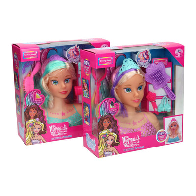 Bambola sirena Jono Toys - 7 pezzi.