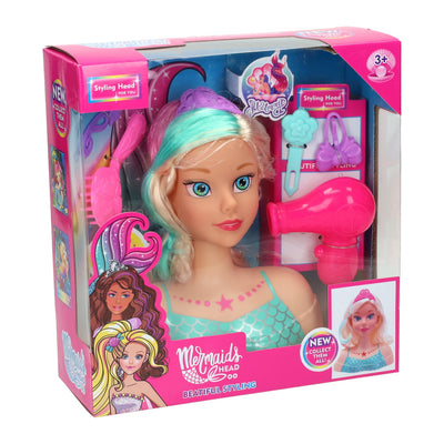 Bambola sirena Jono Toys - 7 pezzi.