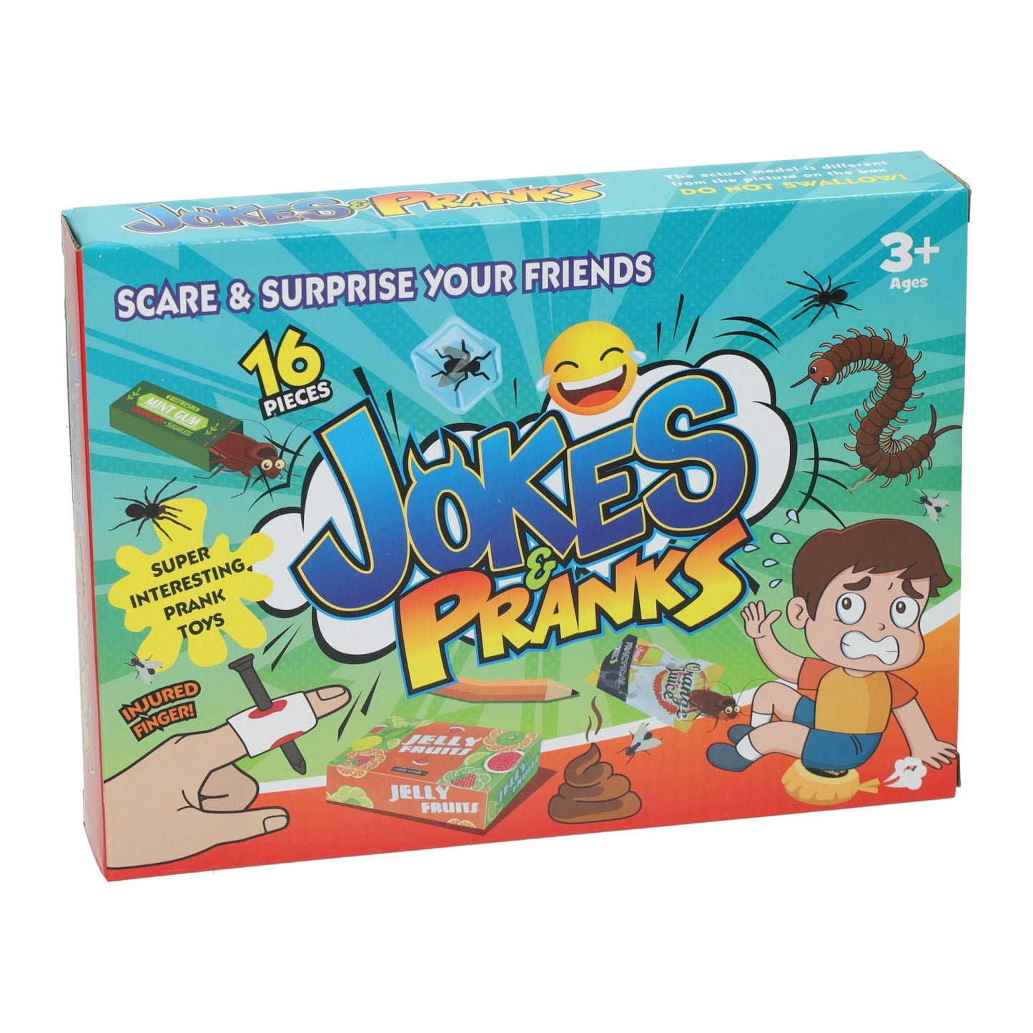 Caja de chistes Jono Toys sorprende a tus amigos - 16 uds.