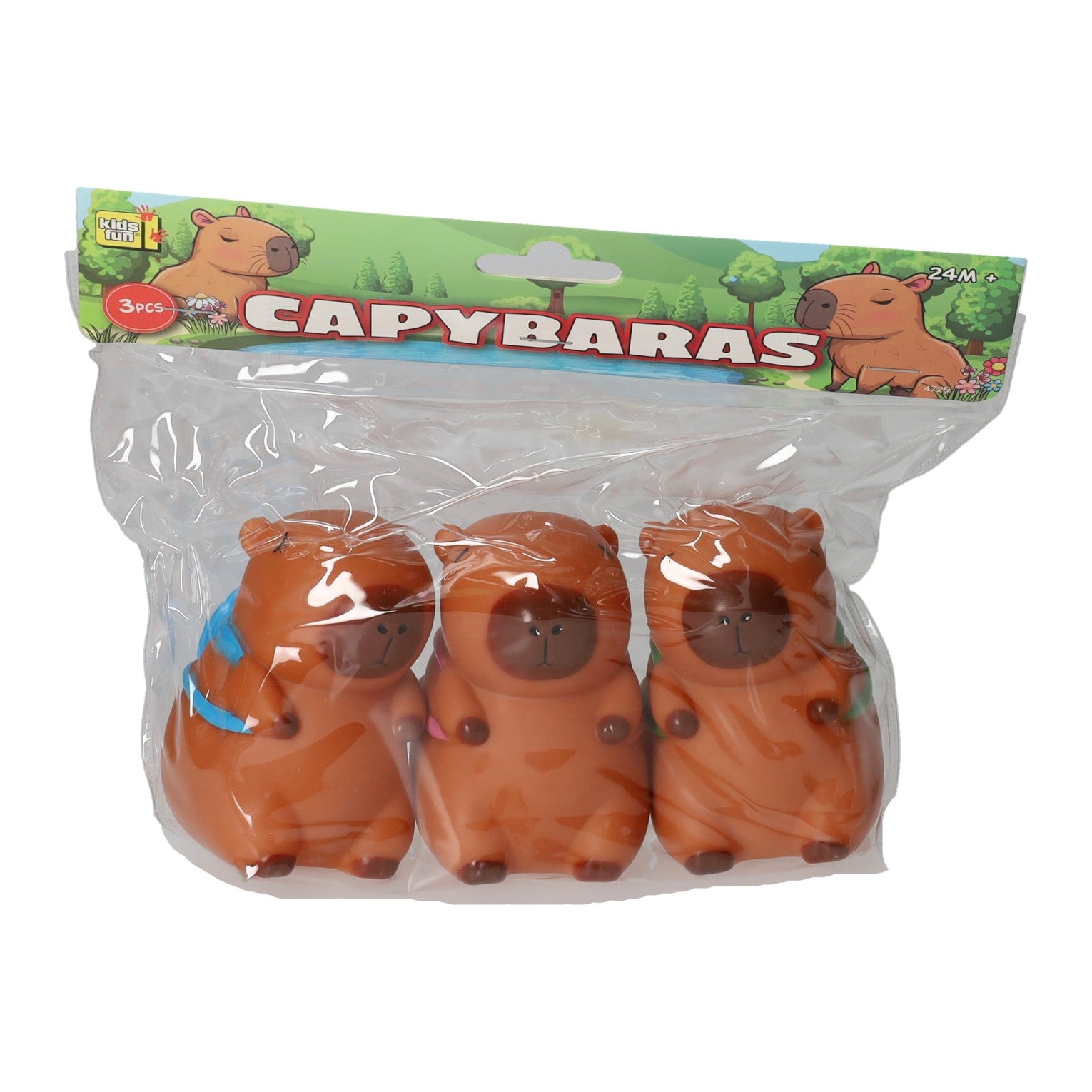 Jono giocattoli animali da bagno capibara - 3 pz