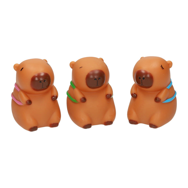 Jono giocattoli animali da bagno capibara - 3 pz