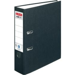 Abi ordner protect plus herlitz cartón lomo ancho a4 8cm etiqueta autoadhesiva negra