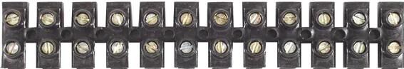 Hella kroonsteen pvc terminal strip 4-6 qm 12 polig