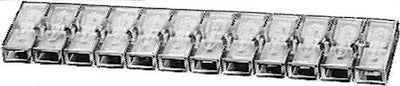 Socket Hella, 12-pin 142x42x7.0mm 10pcs.