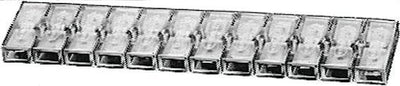 Socket Hella, 12-pin 142x42x7.0mm 10pcs.