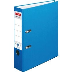 Abi ordner protect plus herlitz cartón lomo ancho a4 8cm etiqueta autoadhesiva azul