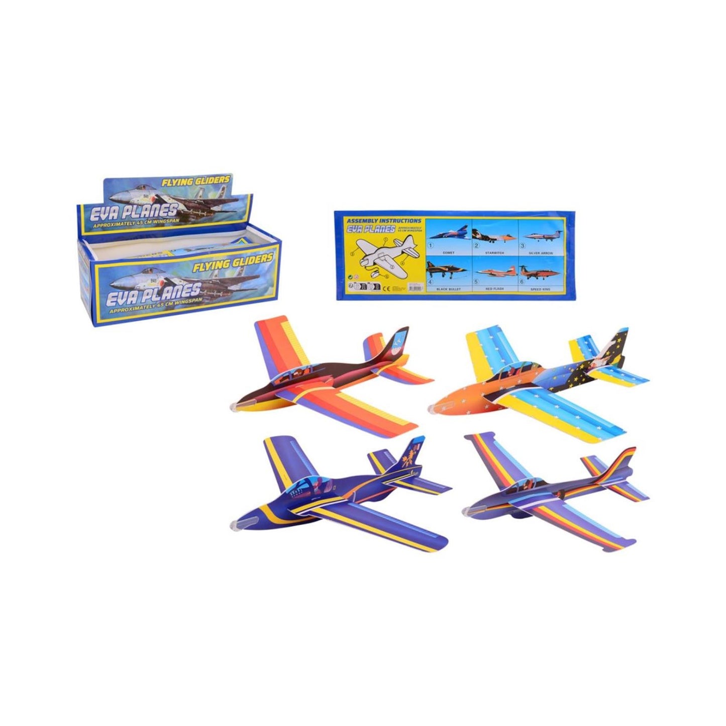 Jumbo dell'aereo in schiuma, 45 cm