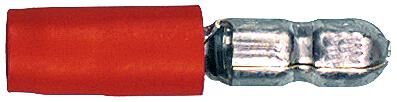 Hella ronde stekker round plug 0.5-1.0 100pcs red 4mm d