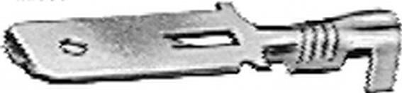 Hella platte stekker fl.plug 1.5-2.5 100pcs tin-plated 6.3x0.8mm