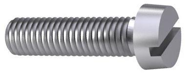 Cilinderkopschroef zaagsnede m6x20 d84 elvz | 200 stuks