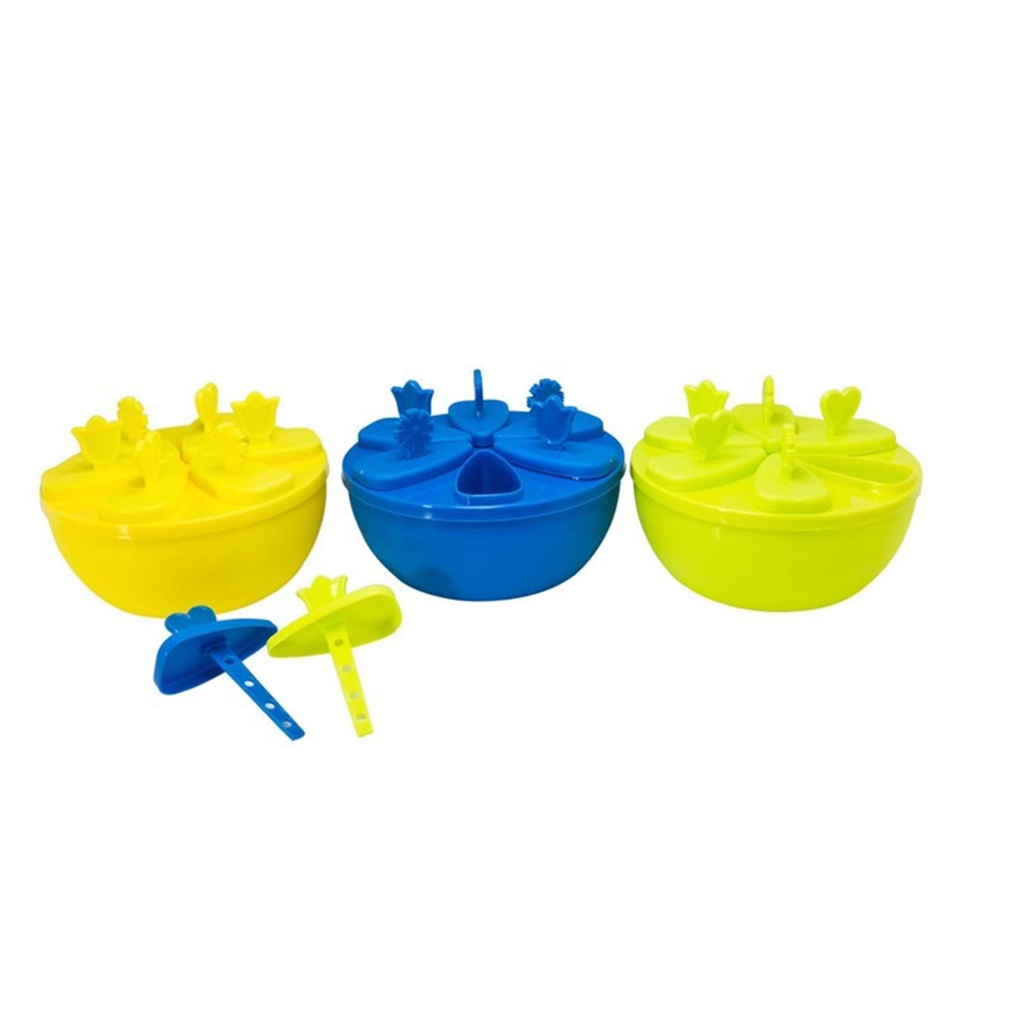 Food for fun máquina para hacer paletas para 6 helados 45ml 15x11cm